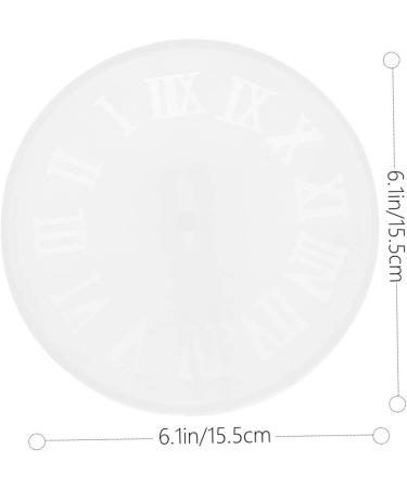 STOBOK 1pc Clock Mold Clocks Silicone Molds Resin Crafts Resin Epoxy Mold Craft Accessories Large Candle As Shown 15.5X15.5CM - Buy Online on GoSupps.com