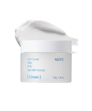 NACIFIC Uyu Cream Toner 5.07fl. oz. 150ml with Jeju milk extract Ceramide 5 complex Moisture lasting Natural ingredients Korean skin care