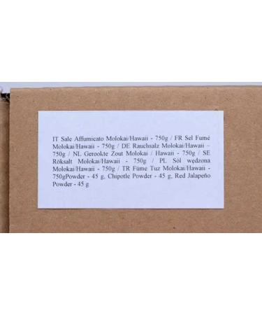 Smoked Salt Molokai/Hawaii - 750g - Buy Online on GoSupps.com