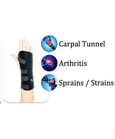 Body-Tec Adjustable Neoprene Wrist Support for Arthritis & RSI Syndrome - Large 18.7-21.3cm - NHS Approved, Right Hand - Buy Online on GoSupps.com