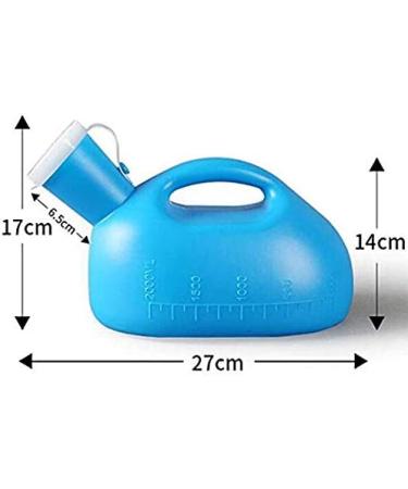 2000ml Male Urinal Bottle with Lid - Portable Home Urinal for Men - Buy Online on GoSupps.com