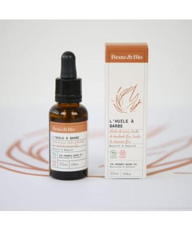 Certified Organic Beard Oil - Beard Nutrition - Free Shipping - Made in France