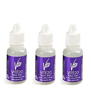 Vite 20 Nail Gel Kills Fungus 15 ml/0.5 oz (3 Pieces)