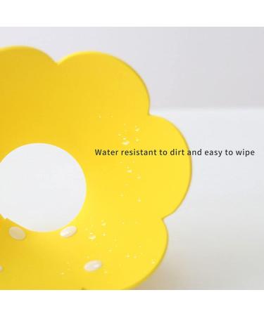 Tecatty Pets Calant Crauses Adjustable Anti-Delicious Neck Collar for Cats | Lightweight Elizabethan Collar (14-35 cm) | Size L Yellow - Ideal for International Shipping - Buy Online on GoSupps.com