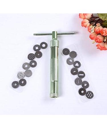 Cake Decor Clay Extruder Tool Set with 20 Discs - Fondant Sculpture & Pottery Clay Extruders - Buy Online on GoSupps.com