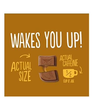AWAKE Caffeinated Chocolate Bites - Caramel Energy Snack (50 Count) - Buy Online on GoSupps.com
