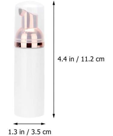 FRCOLOR 12pcs Plastic Foam Dispenser Bottle Empty Mini Foaming Pump Bottles Travel Cosmetics Refillable Containers for Shampoo Facial Cleanser Lotion (Rose Gold) As Shown - Buy Online on GoSupps.com