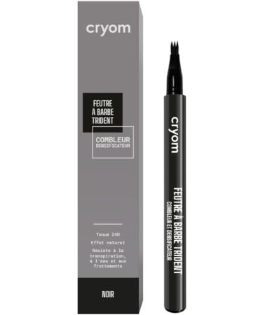 Cryom - Trident beard marker beard filler and thickener semi-permanent makeup for men dries instantly lasts 24 hours. No. 01: BLACK - Buy Online on GoSupps.com