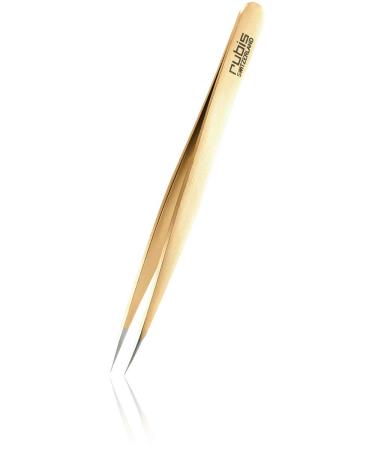 Rubis Pointer Tweezer  Gold 1K003