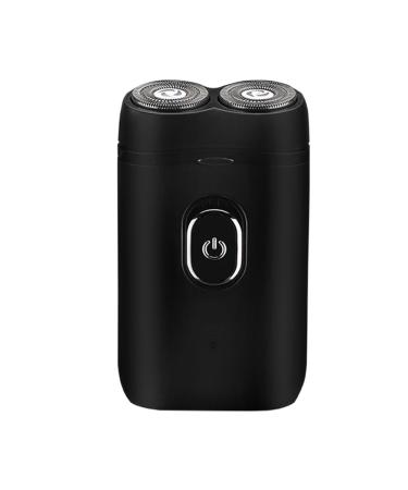Electric Razors for Men Portable Men's Electric Shaver Beard Trimmer Rechargeable Waterproof Shaver Wet and Dry Facial Design Bald Razor Hair Clipper Black