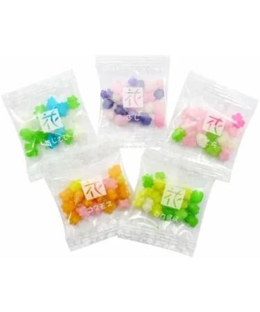 Hana Konpeito 50 x Mini Bag Pack Japanese Sugar Candy - Buy Online on GoSupps.com