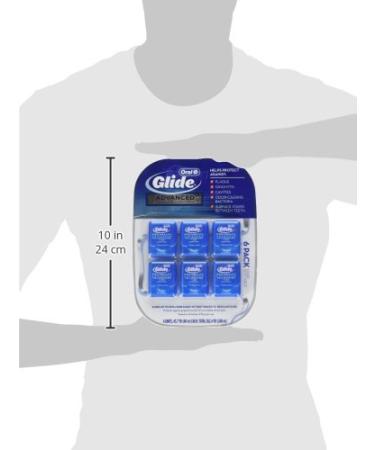 Oral-B Glide Pro-Health Advanced Floss - 6 Count Pack | Dentist Recommended - Buy Online on GoSupps.com