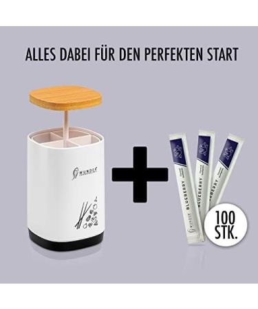 Miracle Toothpick - 100 Individually Packed Blueberry Flavor Toothpicks + Dispenser | Fresh Breath & Oral Hygiene - Buy Online on GoSupps.com