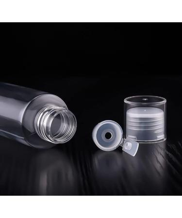Vasana 3PCs Transparent Double Cap Plastic Bottles - 5oz Travel Cosmetic Vials with Flip Cap - Buy Online on GoSupps.com