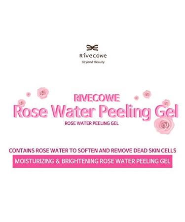  Rivecowe Rose Water Face Peeling Gel 2.12 oz / 60 g - Buy Online on GoSupps.com