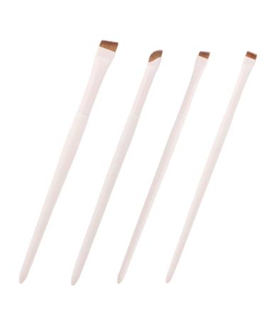 DOITOOL 4 Pcs Eyebrow Brush Eye Makeup Brush Makeup Tools Eyeshadow Brush Eyeliner Brush Gel Ultra Thin B202