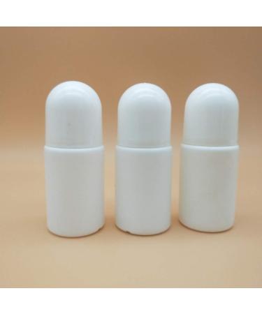 Healifty Deodorant Roller Bottles - Leak-proof Empty Refillable 50ml Travel Size for Fragrance Oils & Perfume - Set of 10 (White) - Buy Online on GoSupps.com