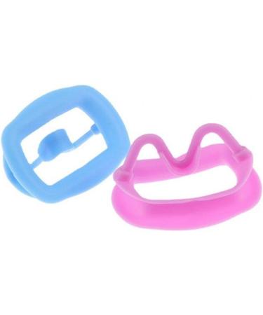 Vepoty Dental Retractor Set - 2 Soft Silicone Intraoral Lip & Cheek Retractors (Pink & Sky Blue) | Reusable Dental Orthodontic Mouth Opener - Buy Online on GoSupps.com
