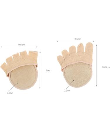 Ciieeo Women's Toe Socks - Anti-Slip Five-Toe Casual Hosiery Toeless Half Socks for Comfort & Style - Buy Online on GoSupps.com