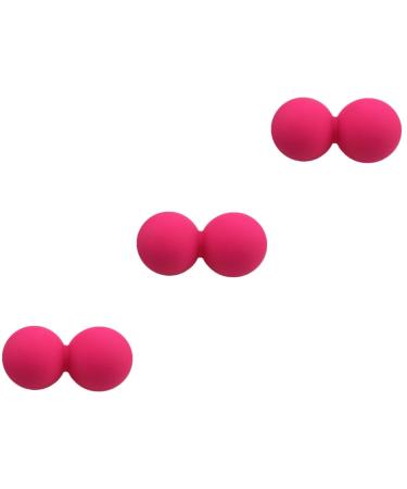 Solustre 3st massage ball muscle sore antique photo trailer equipment for weight lifting party hats for adult peanuts peanut yoga roll peanut ball scroll wheel peanut ball massage beam