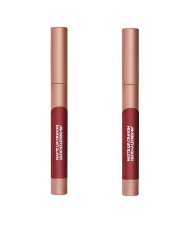 Pack of 2 L'Oreal Paris Infallible Matte Lip Crayon Spice of Life 507