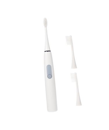 Foytoki 1 set electrical toothbrush intelligent toothbrush gums deep cleaning toothbrush oral care toothbrush mouth cleaning tooth cleaning toothbrush 1 piece (1 Pack) light gray