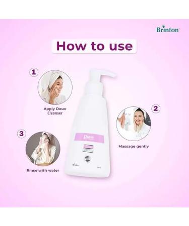 Doux Deep Daily Cleanser | Hydrating Face Cleanser for All Skin Types | 125 ml Moisturizing & Nourishing Care - Buy Online on GoSupps.com