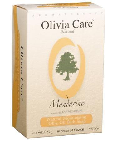 OLIVIA CARE Organic Mandarin Bath & Body Bar Soap - 100% Natural Gentle for Sensitive Skin - International Shipping Available - Buy Online on GoSupps.com