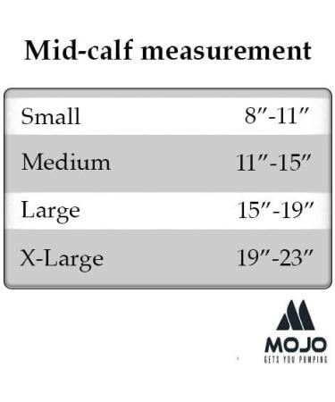 Mojo Compression Socks Men's Small Blue - Medical Grade Graduated Compression - Buy Online on GoSupps.com