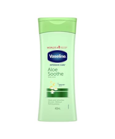 6 x Vaseline Intensive Care Body Lotion - Aloe Soothe - soothes dry cracked skin - 400 ml 400 ml (pack of 6) - Buy Online on GoSupps.com