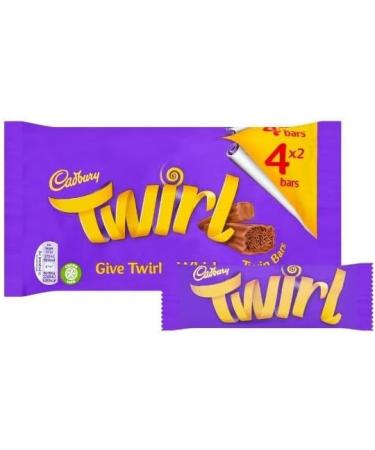 3 x Twirl Chocolate Bar 4 Pack Multipack 136g Delicious Tasty And Twisty Treat Gift Hamper For Birthday Christmas - Buy Online on GoSupps.com