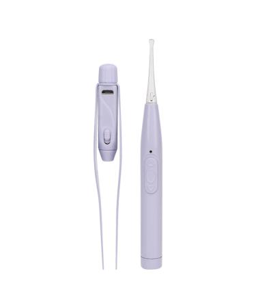 Baby Ear Wax Cleaner Multifunction LED Lighting Visual Ear Wax Removal Tool for Ear Care Soft Ear Spoon and Tweezers Set for Baby Kids