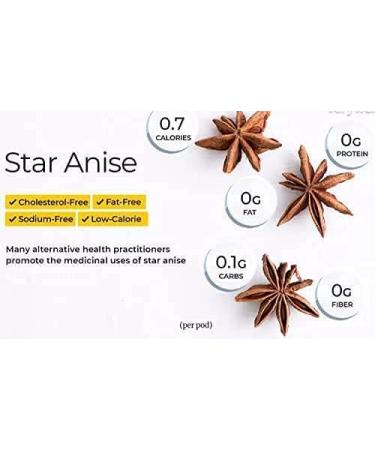 Herbal Cure - Illicium verum Chinese Star Anise Ba Jiao 200g- Natural Vegan Spice - Product of China - Buy Online on GoSupps.com