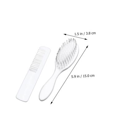 Hohopeti 3-Piece Baby Hairbrush & Comb Set - Gentle Baby Grooming Kit for Infant and Toddler - Scalp Massage Combs - Perfect Baby Shower Gift - Buy Online on GoSupps.com