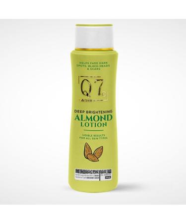 Q7Paris Deep Brightening Almond Lotion | Ultimate Skin Solution for Hydration Brightening helps to restore Acne Scars | Suitable for All Skin Types - 300ml