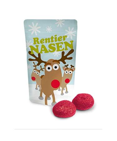 18 g each of various marshmallows / foam sugar bacon balls (reindeer noses)