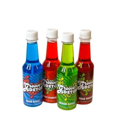 Groove Detox Dietary Supplements 10FL. OZ Bottle Pack of Four Flavours