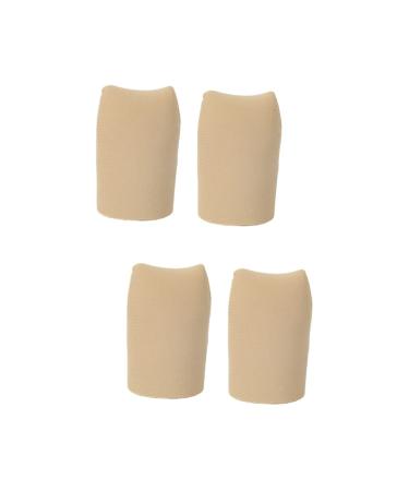 DOITOOL 4 Pcs Toe Scuffs Silicone Toe Sleeves Silicone Toe Protectors Silicone Gel Toe Cap Protector Toe Guards Soft Toe Sleeves Toe Silicone Nylon Covers Toe Protective Covers Headgear As Shownx2pcs 2.7x4cmx2pcs