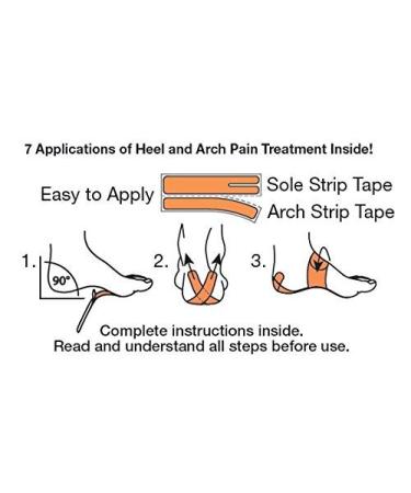 MUELLER Sports Medicine PFTape  Tape for Plantar Fasciitis for Men and Women  Regular  3 Applications Beige 3 - Buy Online on GoSupps.com