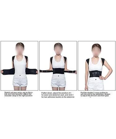 Posture Correction Belt for Adults - Adjustable Nylon Shoulder & Waist Support - L Code D - Buy Online on GoSupps.com