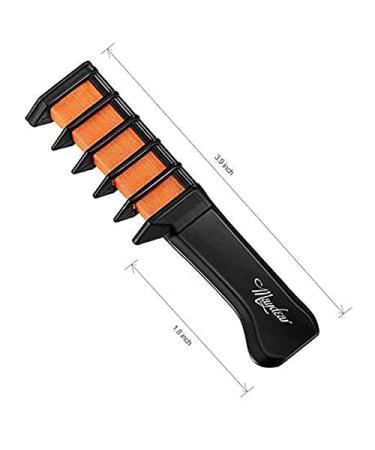 Maydear Hair Chalk Combs - 6 Washable Bright Colors for Girls | Temporary Hair Color for Festival, Party, Cosplay, Halloween, Christmas, Birthdays - Buy Online on GoSupps.com