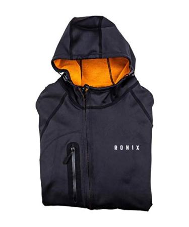 Ronix Men's Wet/Dry Neoprene Shell Fleece Lining Waterproof Boat Hoodie Small