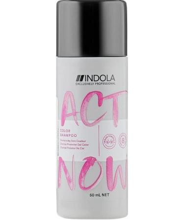 Indola Act Now Color Shampoo Mini 50ml - Buy Online on GoSupps.com