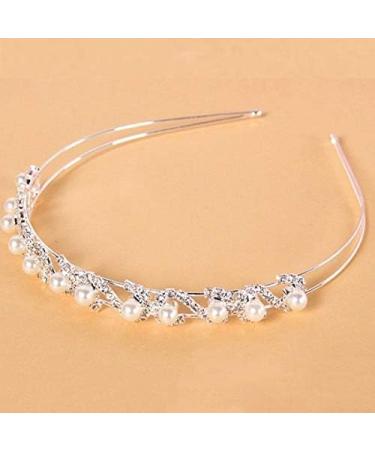 iFutniew Women Bridal Wedding Flower Diamante Rhinestones Hair Clip Comb - Buy Online on GoSupps.com