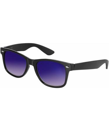 Unisex Reading Sunglasses - 3 Pairs Full Frame Sun Readers (Non-Bifocal) Black & Blue 2.25x - Buy Online on GoSupps.com