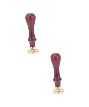 Beavorty Makeup Gadgets 2 Pcs Dispensing Plate Tool Makeup Eyeshadow Makeup Stamp Wood Tools Eyeshadow Makeup Stamp Vintage Stamps 1 count (Pack of 1) Brownx2pcs