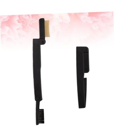 minkissy Lash Comb Makeup Mascara Brush Folding Eyebrow Brush Eyebrow Spoolie Eyebrow Brush Makeup Eyebrow Comb Folding Eyebrows Comb Makeup Brush Eyelash Comb Dual Purpose Brush Spiral 15.2*3cm Black - Buy Online on GoSupps.com