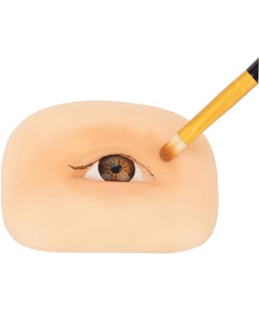 Mikinona Makeup Practice Skin Eye Makeup Fake Skin Makeup Practice Supply Skin Training Tool 6.9x5.2cm As Shown 2 - Buy Online on GoSupps.com