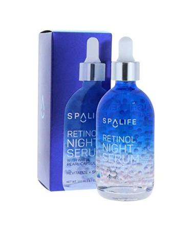 Spa Life Revitalizing and Smoothing Retinol Night Serum (White Pearl Capsules) 110 ML(3.7 oz)