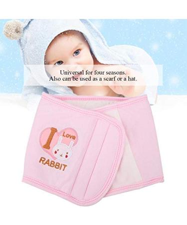 Soft Thickened Cotton Baby Belly Button Band - Comfortable Newborn Waist Support in Pink - Buy Online on GoSupps.com